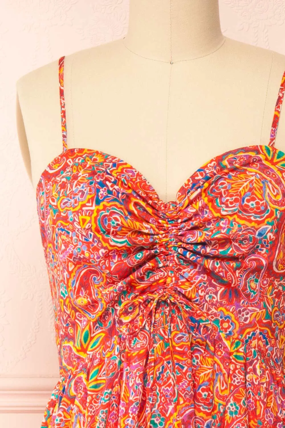 Bentley | Midi Dress w/ Colourful Paisley Print sold by Boutique 1861 product image thumbnail 2