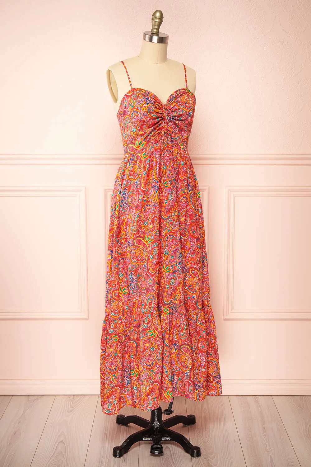 Bentley | Midi Dress w/ Colourful Paisley Print sold by Boutique 1861 product image thumbnail 3