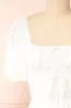 Imna White | A-Line Midi Dress w/ Puffy Sleeves sold by Boutique 1861