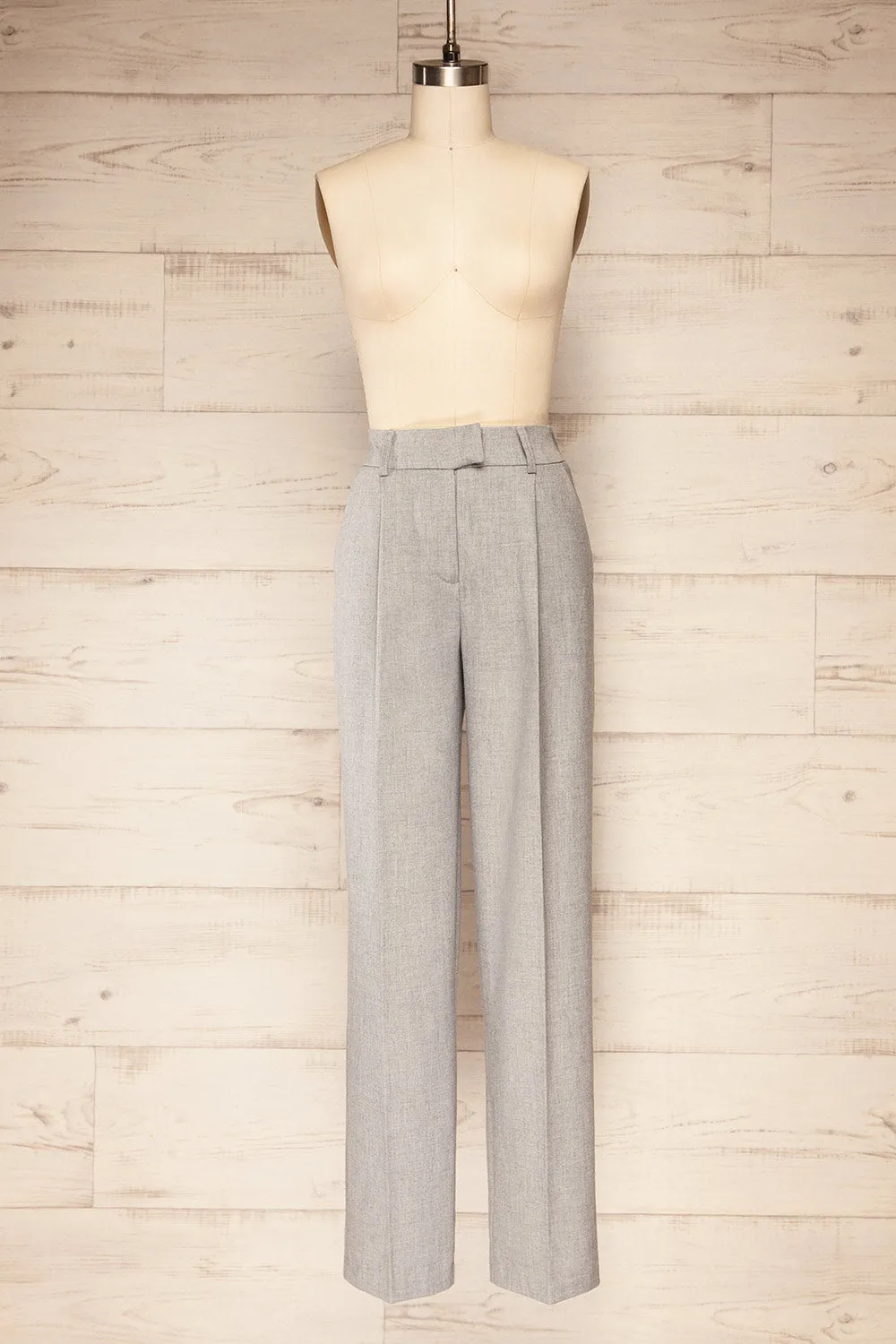 Guelph | Grey Straight-leg Pants sold by Boutique 1861