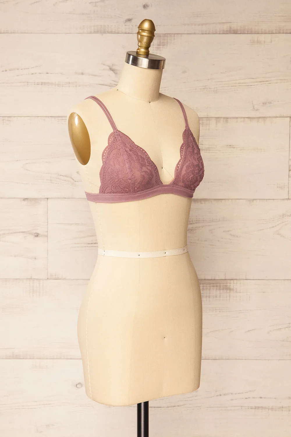Ati Mauve | Lace Bralette sold by Boutique 1861 product image thumbnail 3