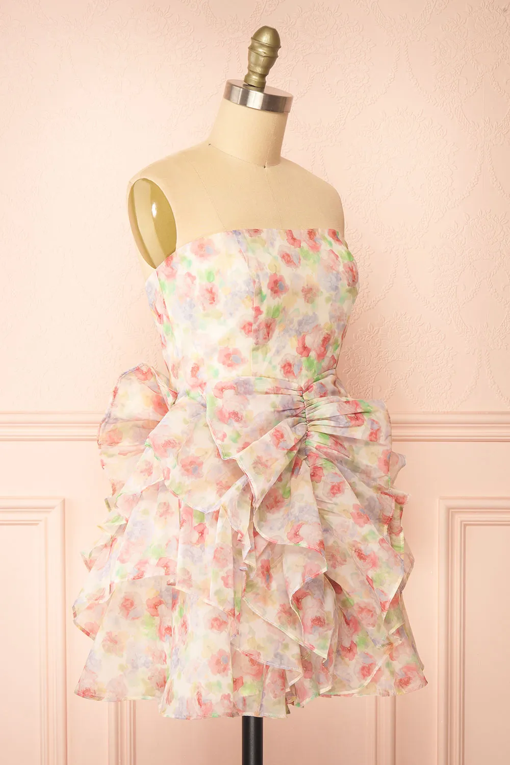 Mastuoka | Strapless Ruffled Short Dress sold by Boutique 1861 product image thumbnail 3