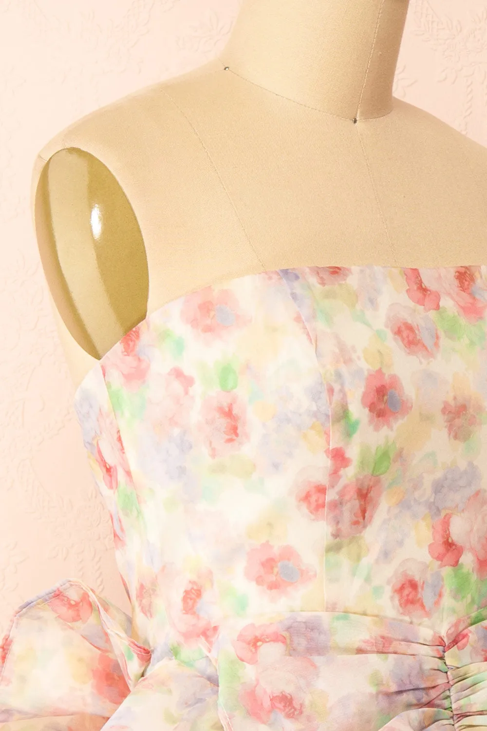 Mastuoka | Strapless Ruffled Short Dress sold by Boutique 1861 product image thumbnail 4