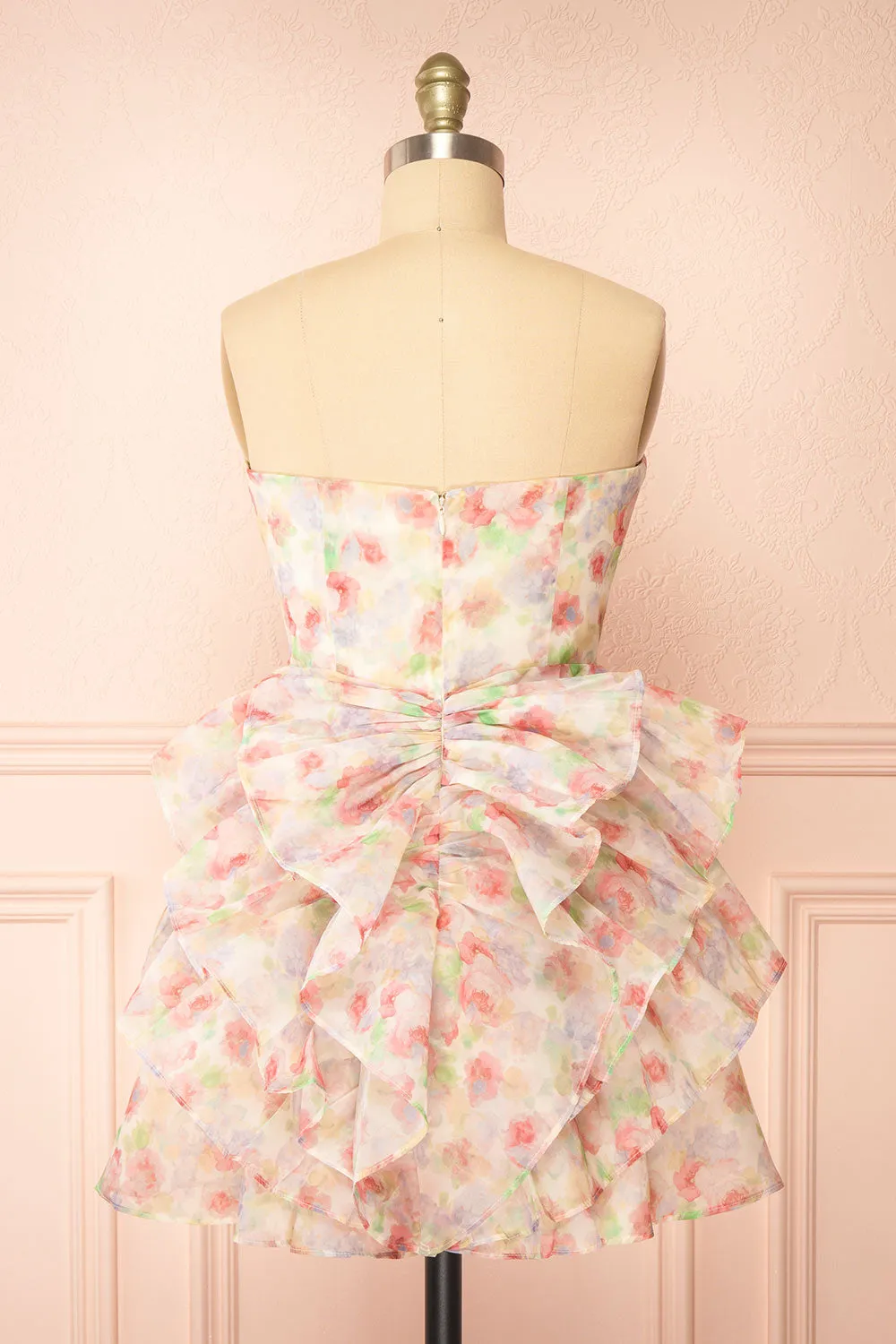 Mastuoka | Strapless Ruffled Short Dress sold by Boutique 1861 product image thumbnail 5