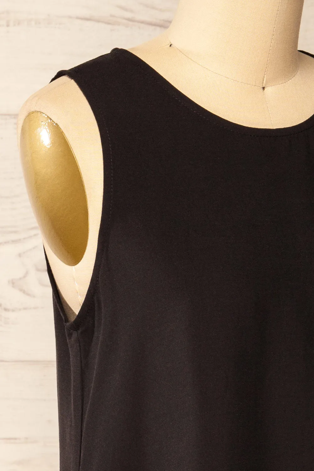 Gatineau Black | Round Neck Tank Top sold by Boutique 1861 product image thumbnail 4