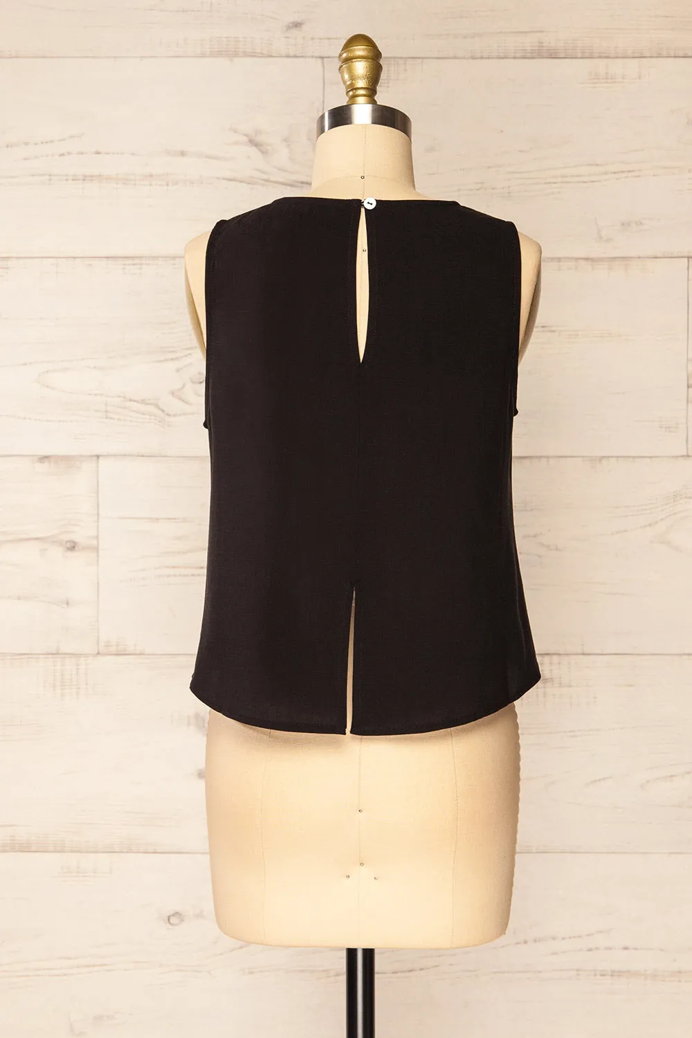 Gatineau Black | Round Neck Tank Top sold by Boutique 1861 product image thumbnail 5
