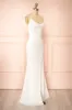 Samira White | Sparkly Mermaid Maxi Dress with Slit sold by Boutique 1861
