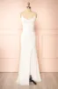 Samira White | Sparkly Mermaid Maxi Dress with Slit sold by Boutique 1861
