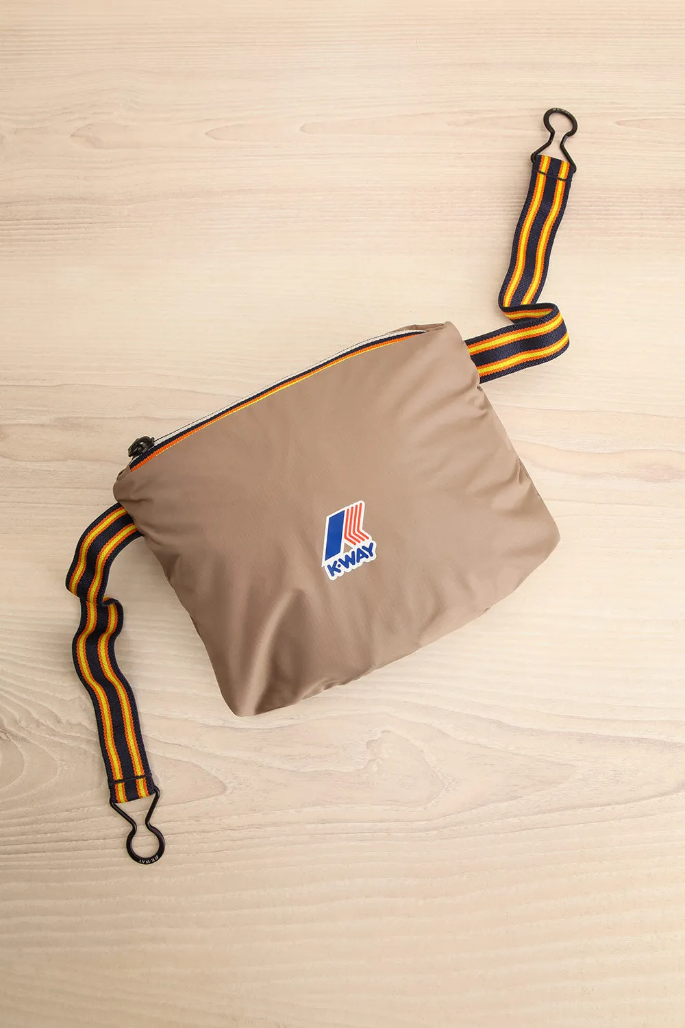 Zamora Taupe | Packable Rain Jacket sold by Boutique 1861 product image thumbnail 2