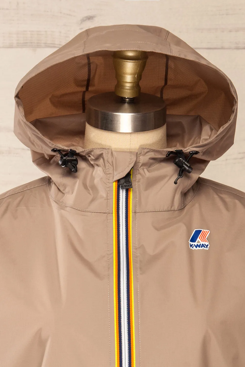 Zamora Taupe | Packable Rain Jacket sold by Boutique 1861 product image thumbnail 3