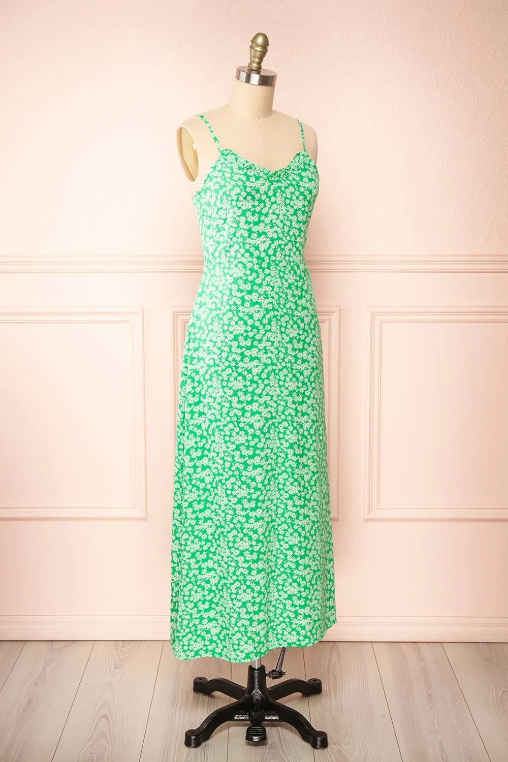 Loranda Green | Colourful Midi Dress w/ Ruffles sold by Boutique 1861 product image thumbnail 3