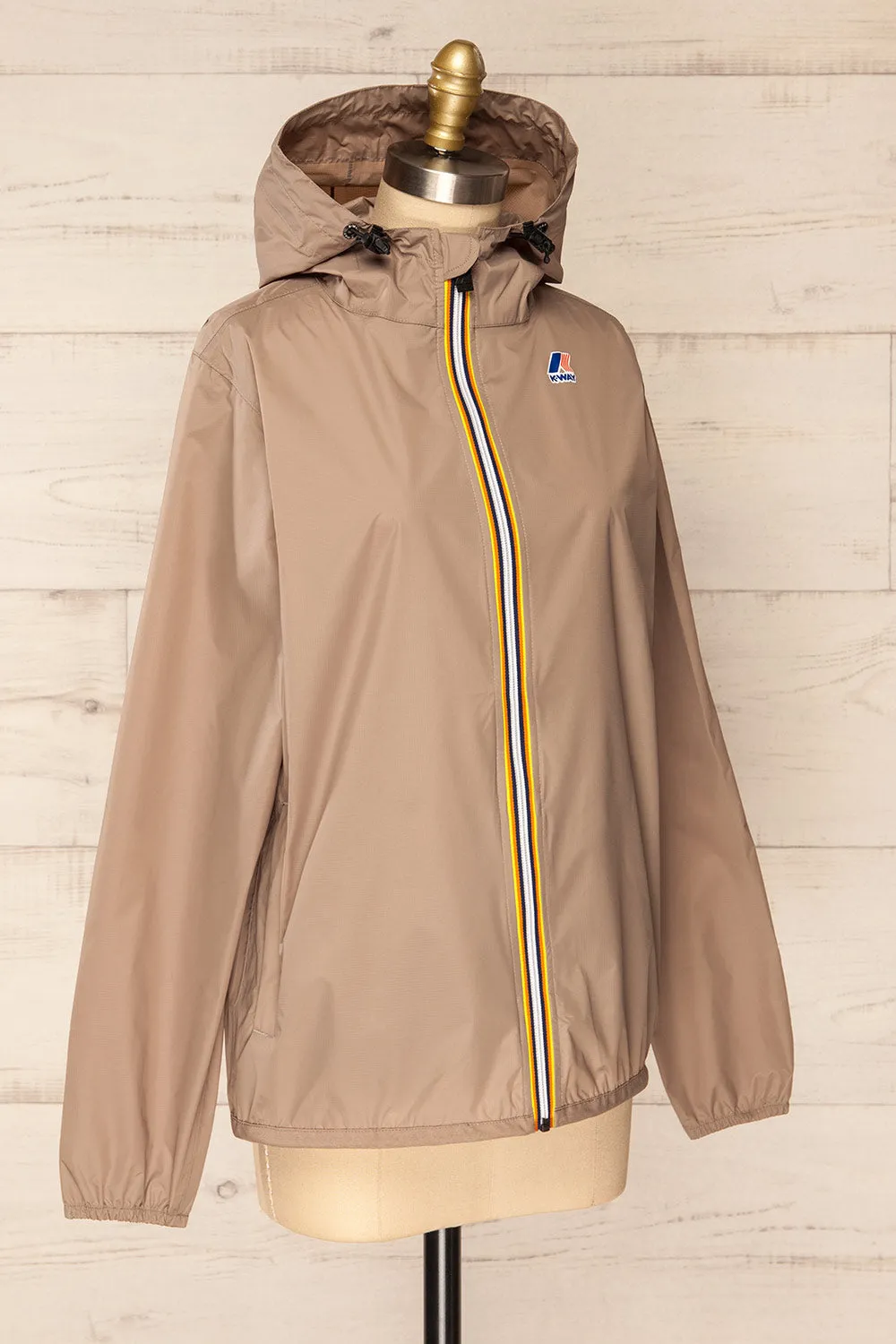 Zamora Taupe | Packable Rain Jacket sold by Boutique 1861 product image thumbnail 5