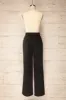 Mombasa | Black Wide-Leg Pants w/ Golden Buttons sold by Boutique 1861
