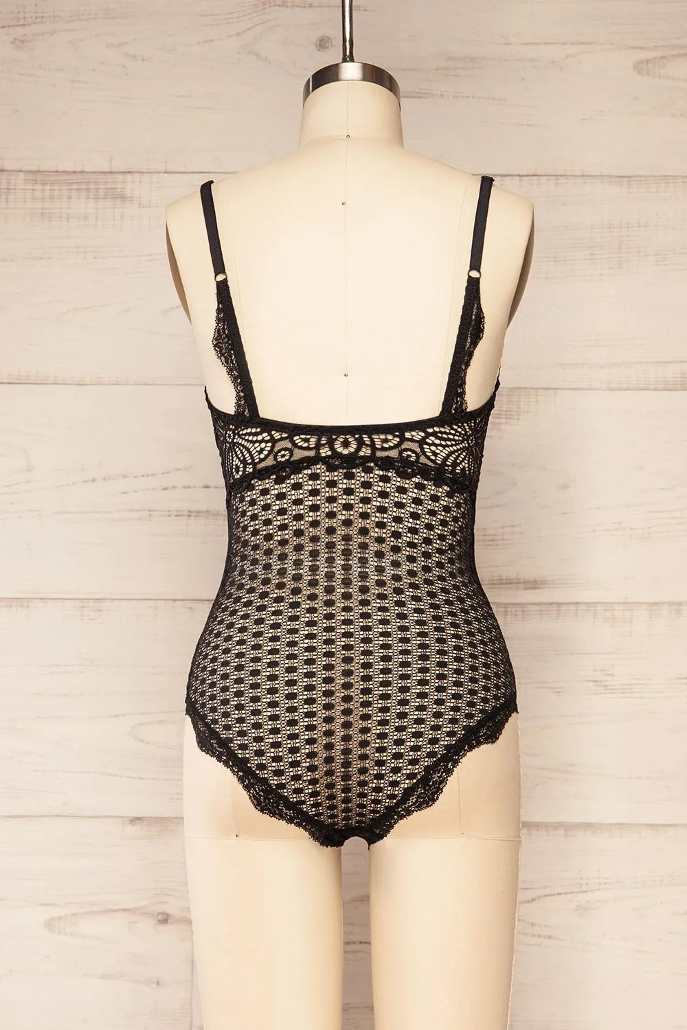 Espagna Black | Lace Lingerie Bodysuit sold by Boutique 1861 product image thumbnail 5