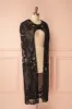 Agota Night | Black Embroidered Cape sold by Boutique 1861
