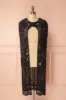 Agota Night | Black Embroidered Cape sold by Boutique 1861