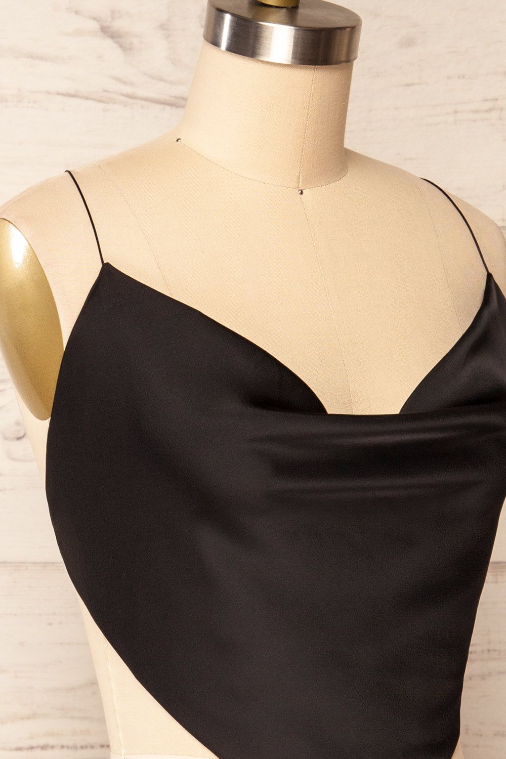 Jules Black | Lace-Up Back Crop Top sold by Boutique 1861 product image thumbnail 5