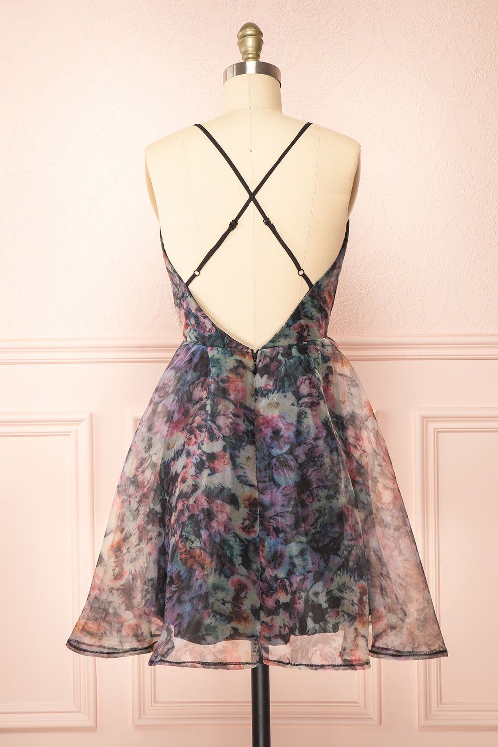 Petronela | Short A-Line Floral Dress sold by Boutique 1861 product image thumbnail 5