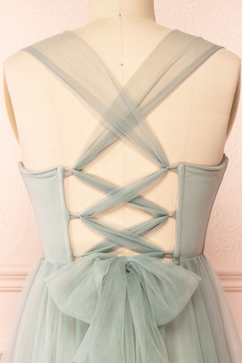 Lizzie Sage | Midi Tulle Dress w/ Corset sold by Boutique 1861 product image thumbnail 7