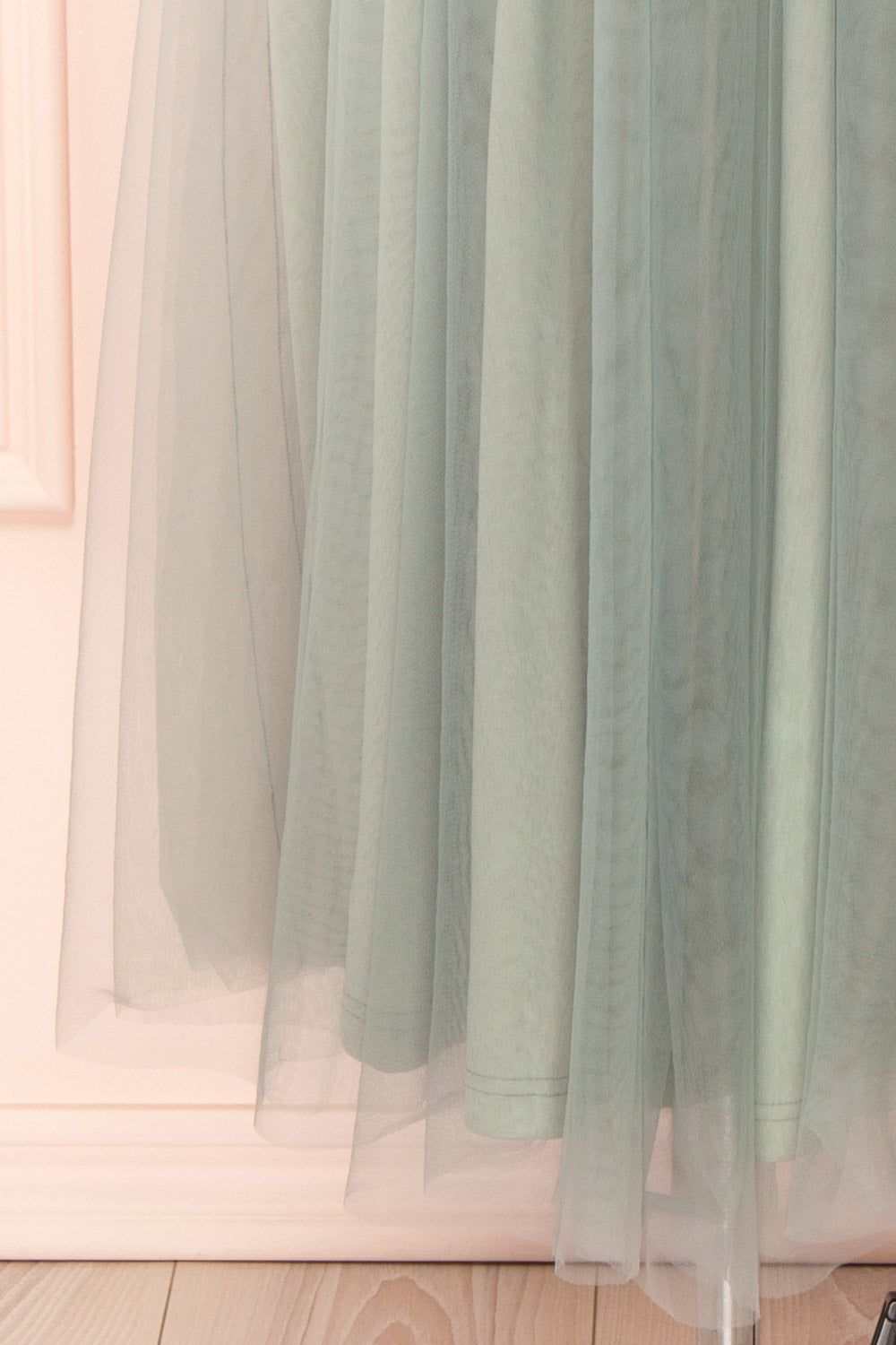 Lizzie Sage | Midi Tulle Dress w/ Corset sold by Boutique 1861 product image thumbnail 8