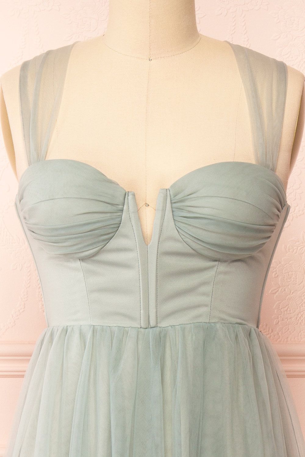 Lizzie Sage | Midi Tulle Dress w/ Corset sold by Boutique 1861 product image thumbnail 3