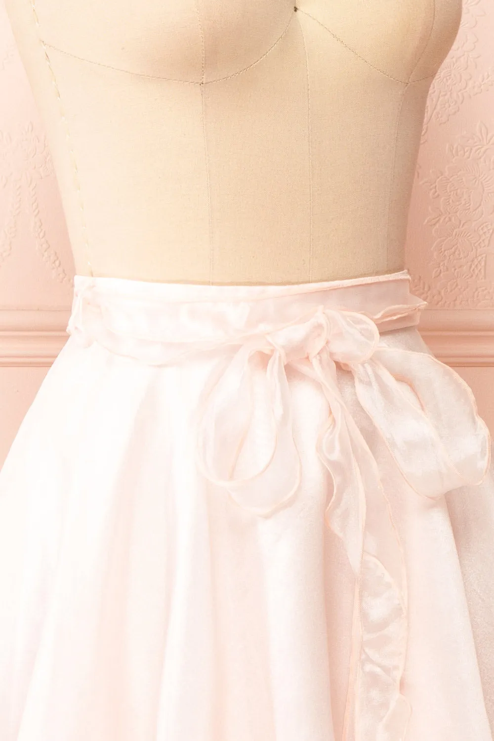 Pearla | Short Pink Skirt w/ Flounce Belt sold by Boutique 1861 product image thumbnail 4