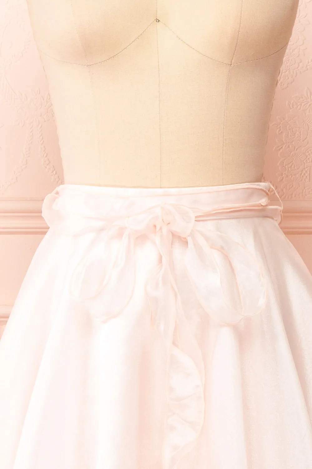 Pearla | Short Pink Skirt w/ Flounce Belt sold by Boutique 1861 product image thumbnail 2