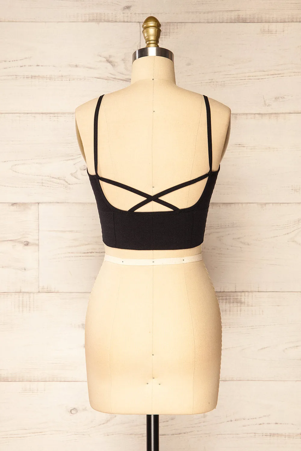 Dezra Black | Textured Bralette sold by Boutique 1861 product image thumbnail 4