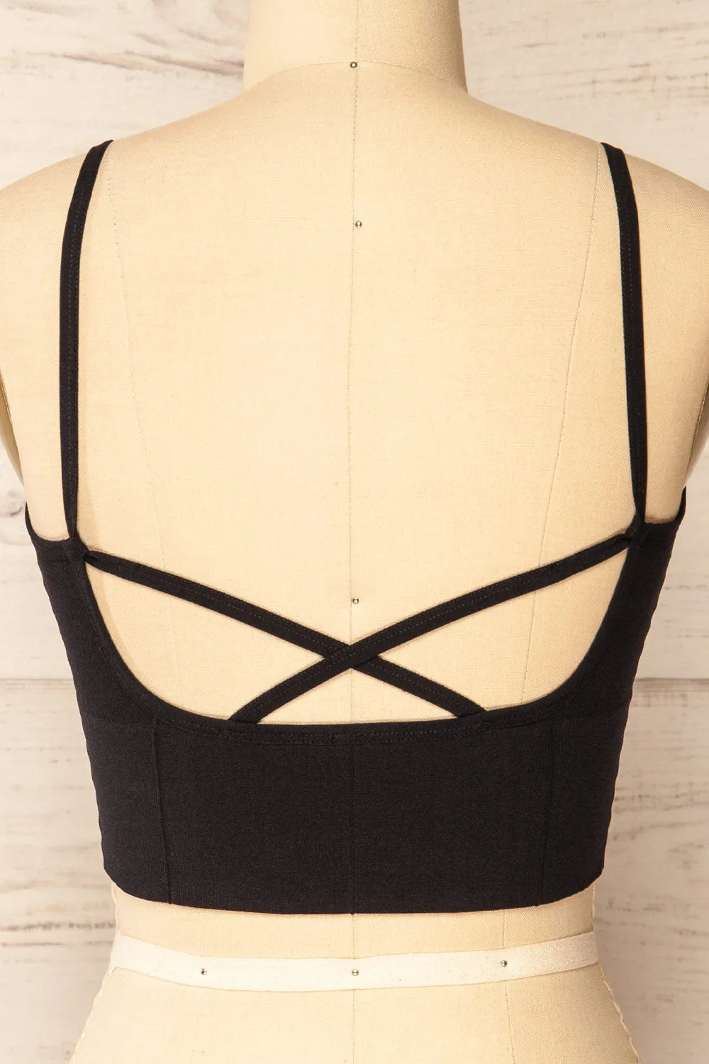 Dezra Black | Textured Bralette sold by Boutique 1861 product image thumbnail 3