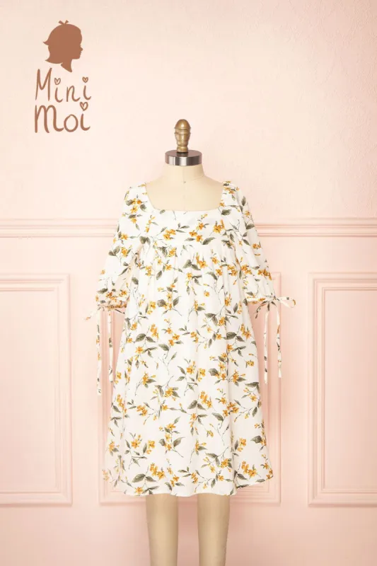 Tuline Mini | Short Floral Babydoll Dress sold by Boutique 1861