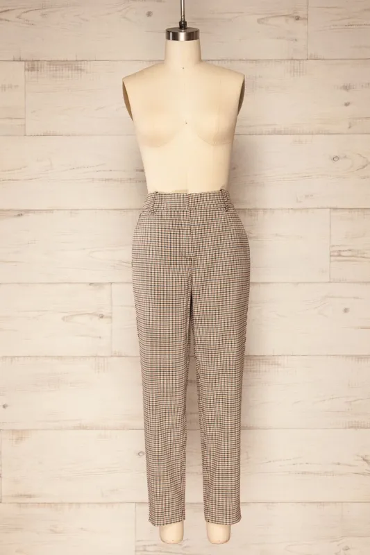 Santander | High-Waisted Plaid Pants sold by Boutique 1861