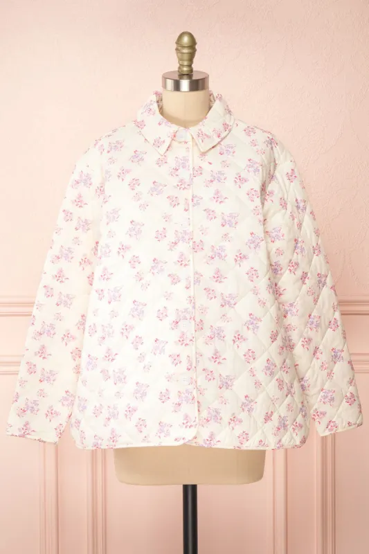 Barbie | Quilted Floral Shacket sold by Boutique 1861