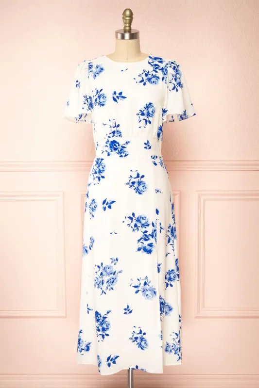Brisany | Floral Midi Dress sold by Boutique 1861