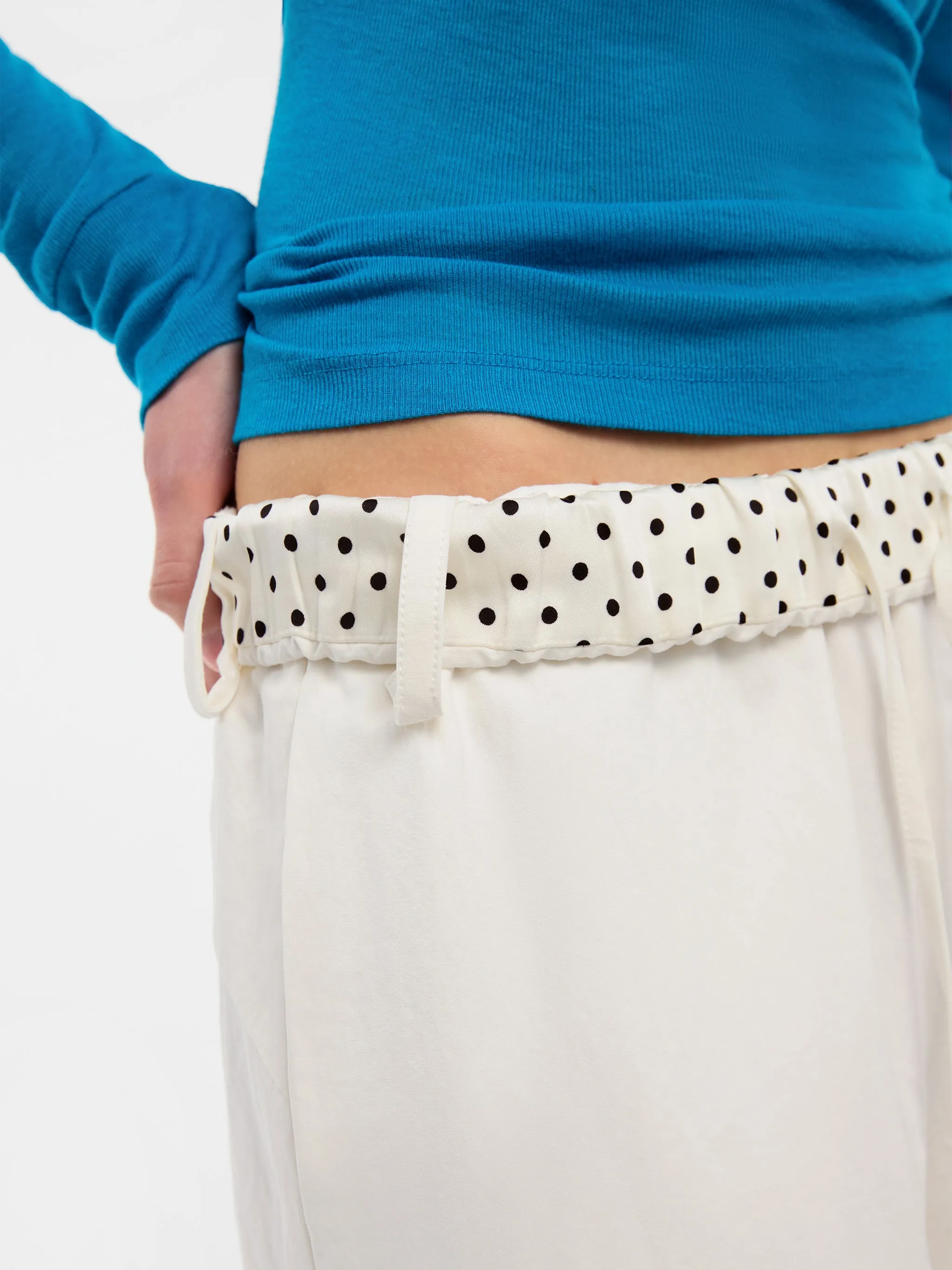 CUBIC Ruffled Waistband Two-Way Casual Pants sold by Cubic product image thumbnail 4