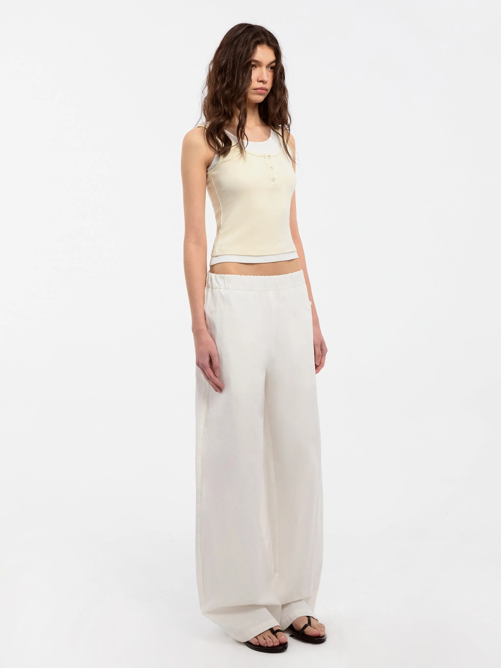 CUBIC Ruffled Waistband Two-Way Casual Pants sold by Cubic product image thumbnail 5