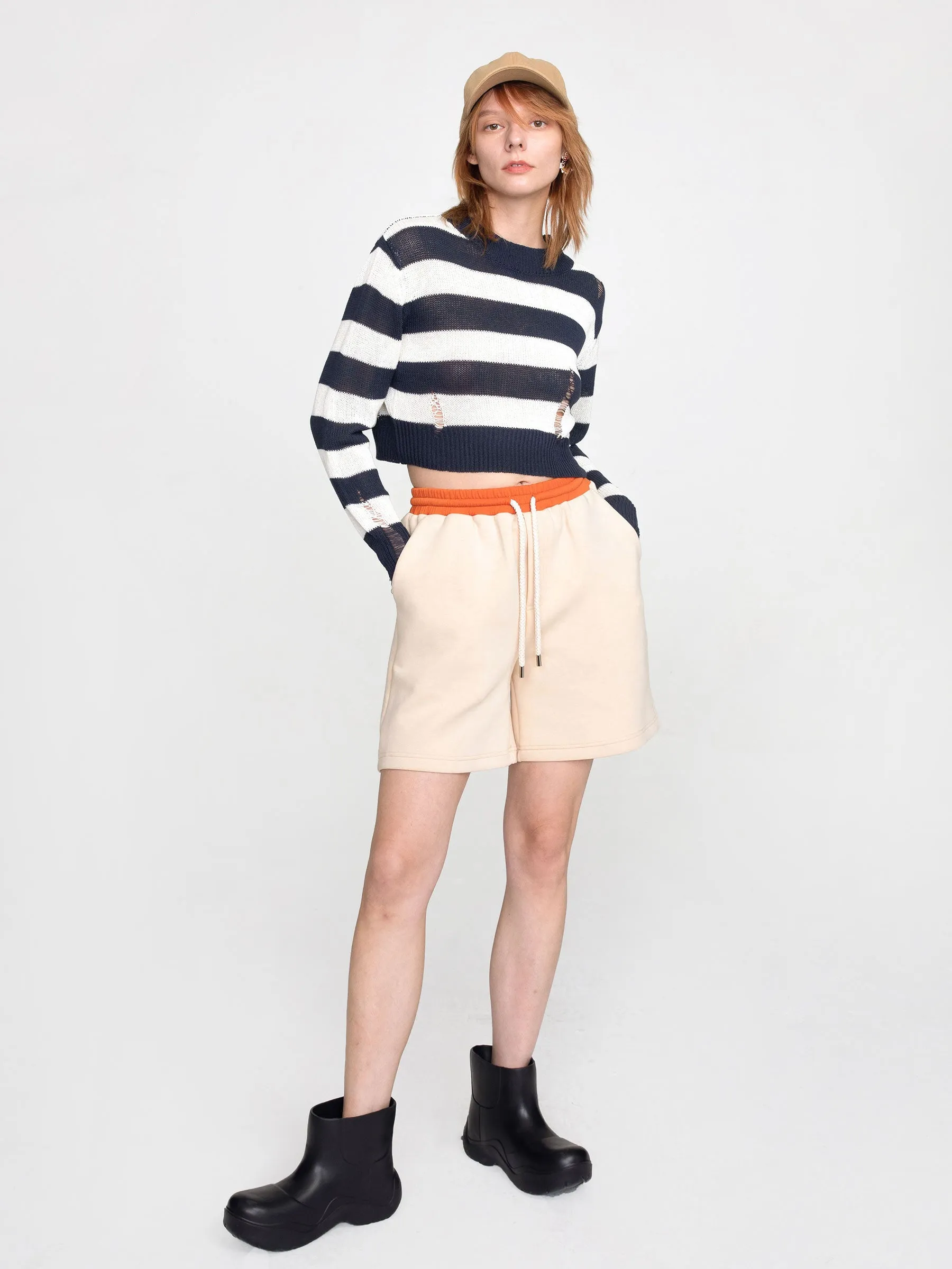 Bi-Colour Sweat Shorts sold by Cubic product image thumbnail 2