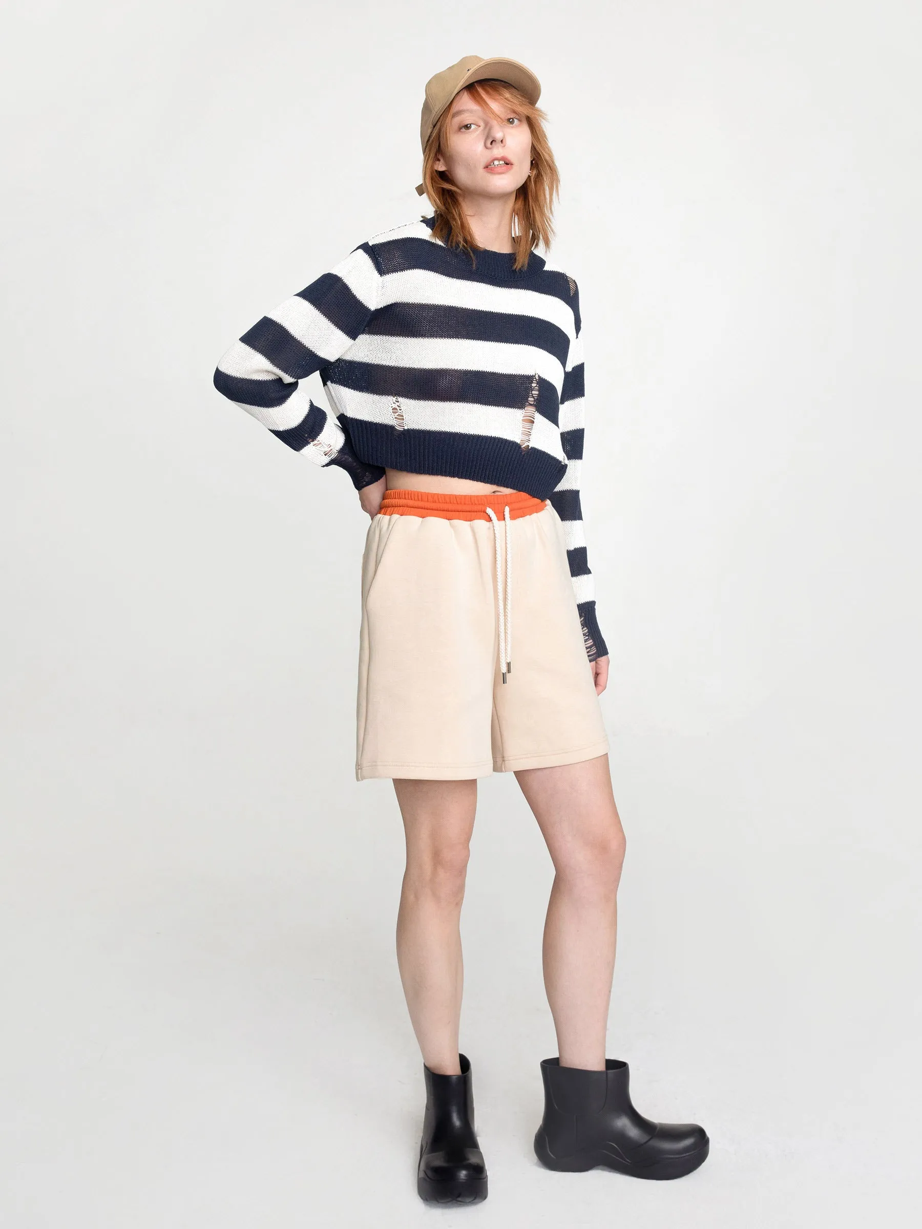Bi-Colour Sweat Shorts sold by Cubic product image thumbnail 3