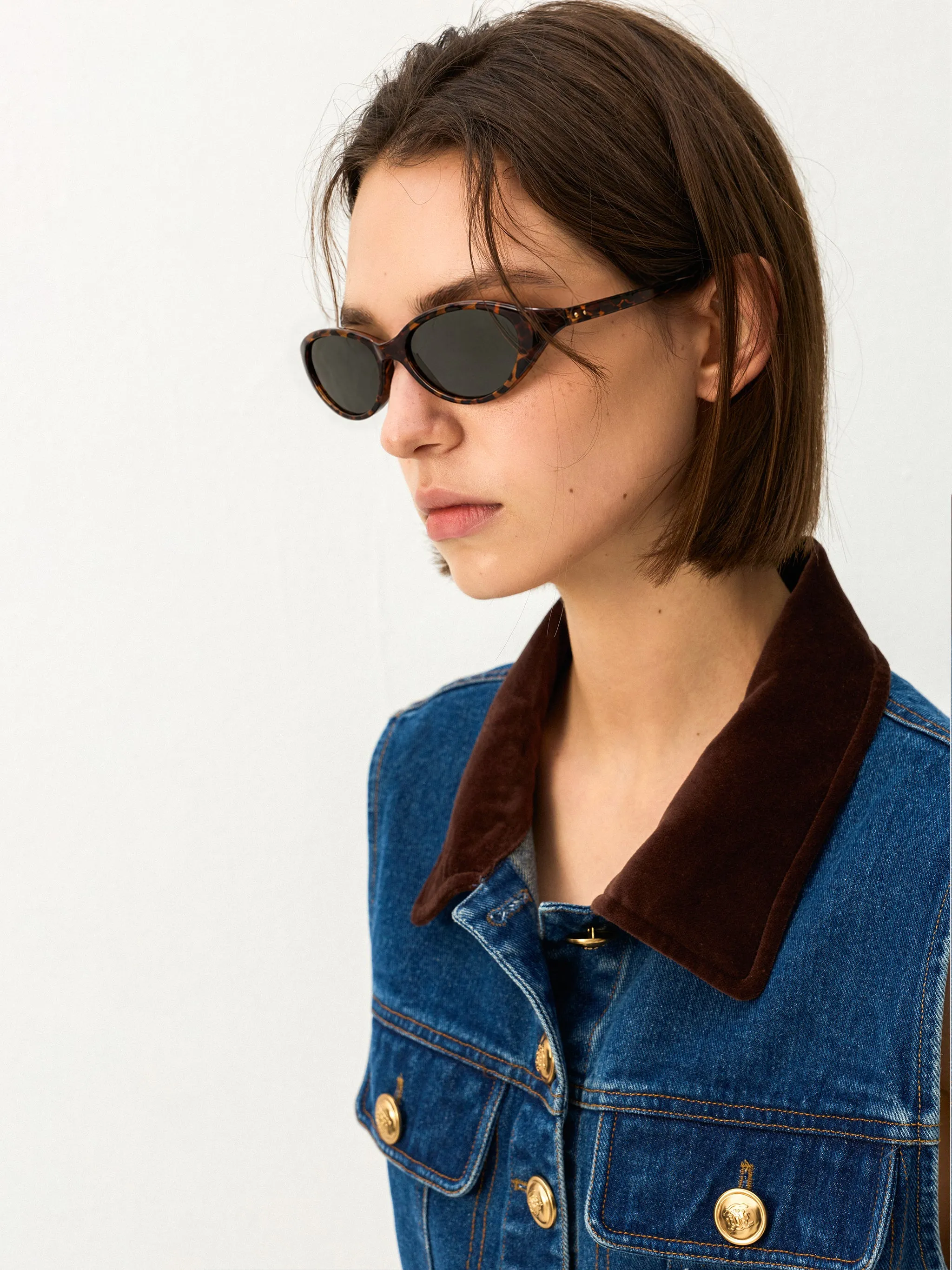 Tortoiseshell Cat-Eye Sunglasses sold by Cubic product image thumbnail 2