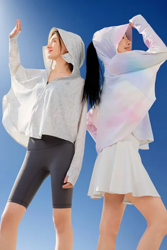 Women's UPF Protection Poncho Jacket 5128 sold by Bosideng