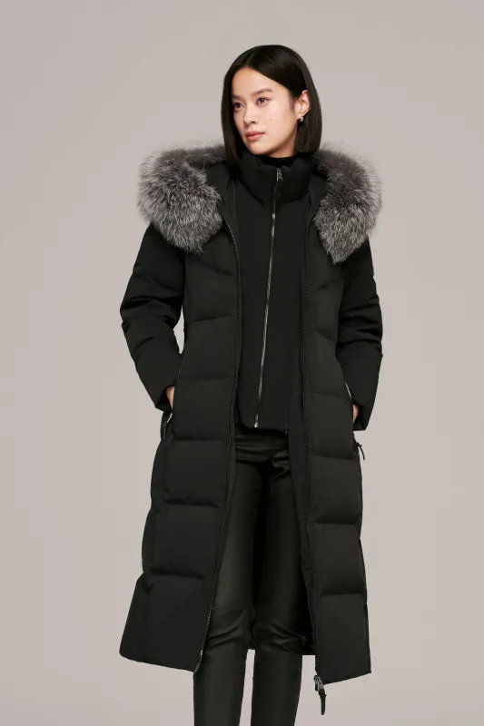 Premium Business Women's Long Goose Down Coat sold by Bosideng