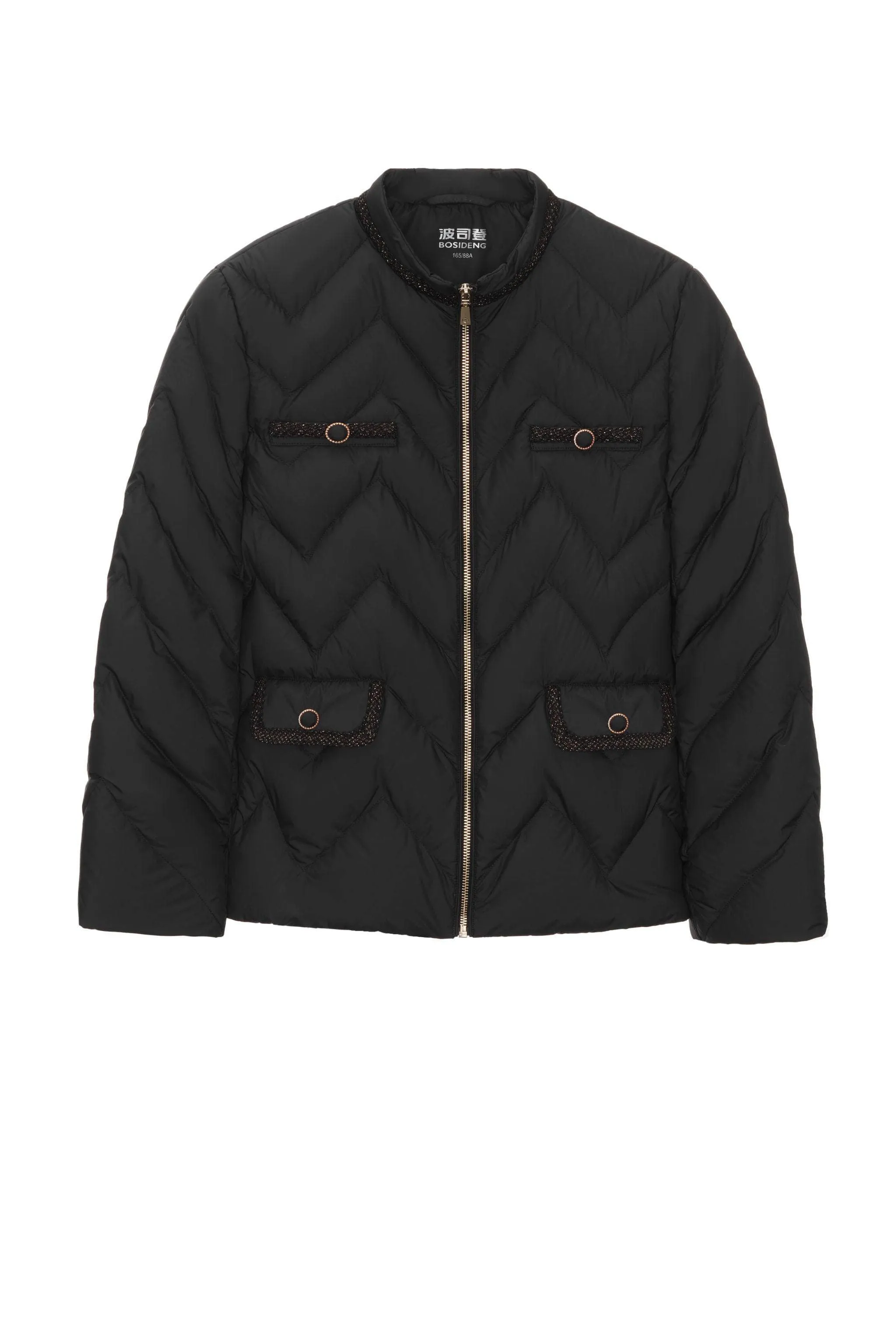 Tweed Detail Goose Down Jacket sold by Bosideng product image thumbnail 5