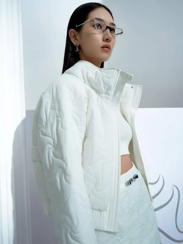 FIMD High Collar Cropped Goose Down Jacket sold by Bosideng