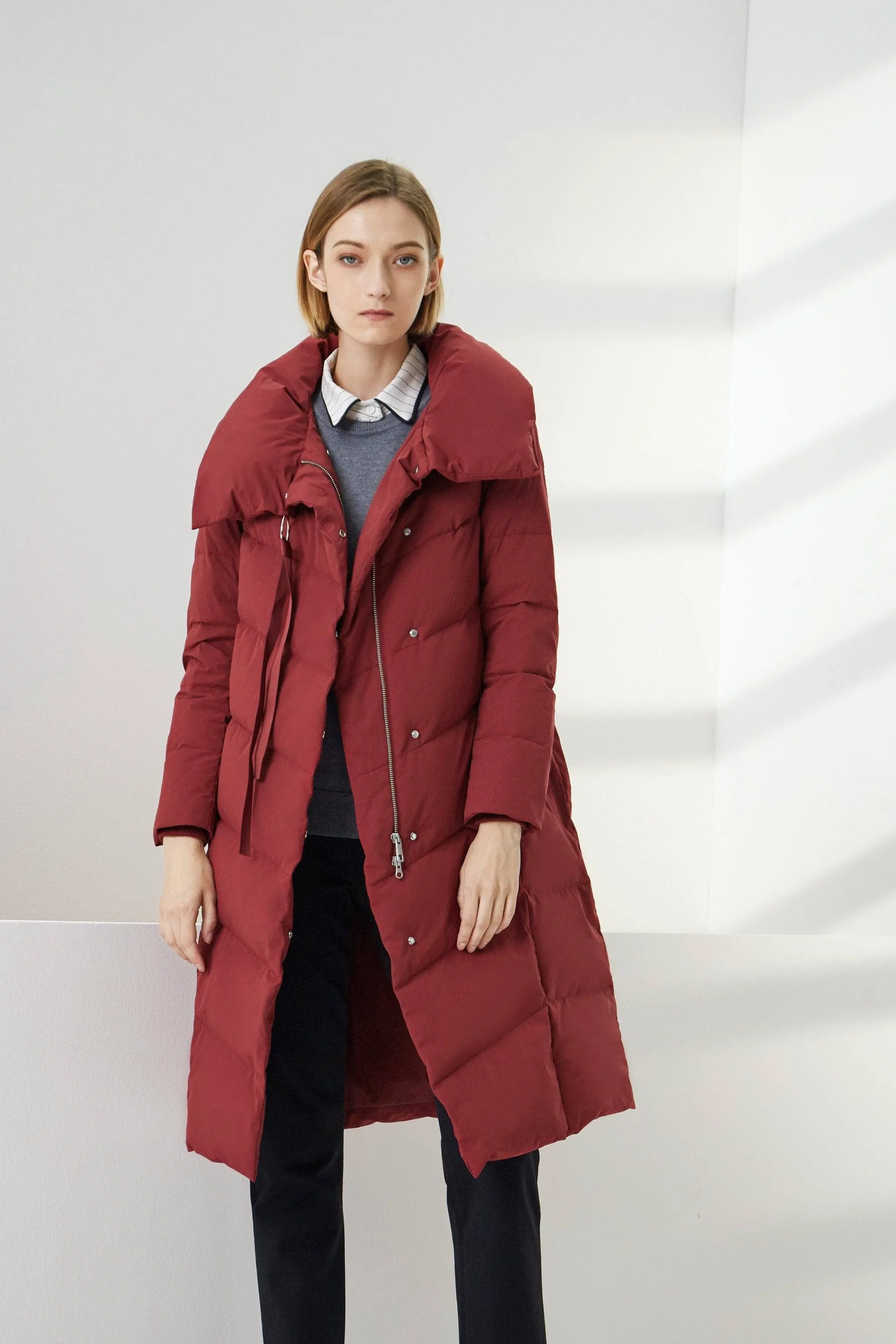 Long Lapel Goose Down Jacket sold by Bosideng product image thumbnail 2