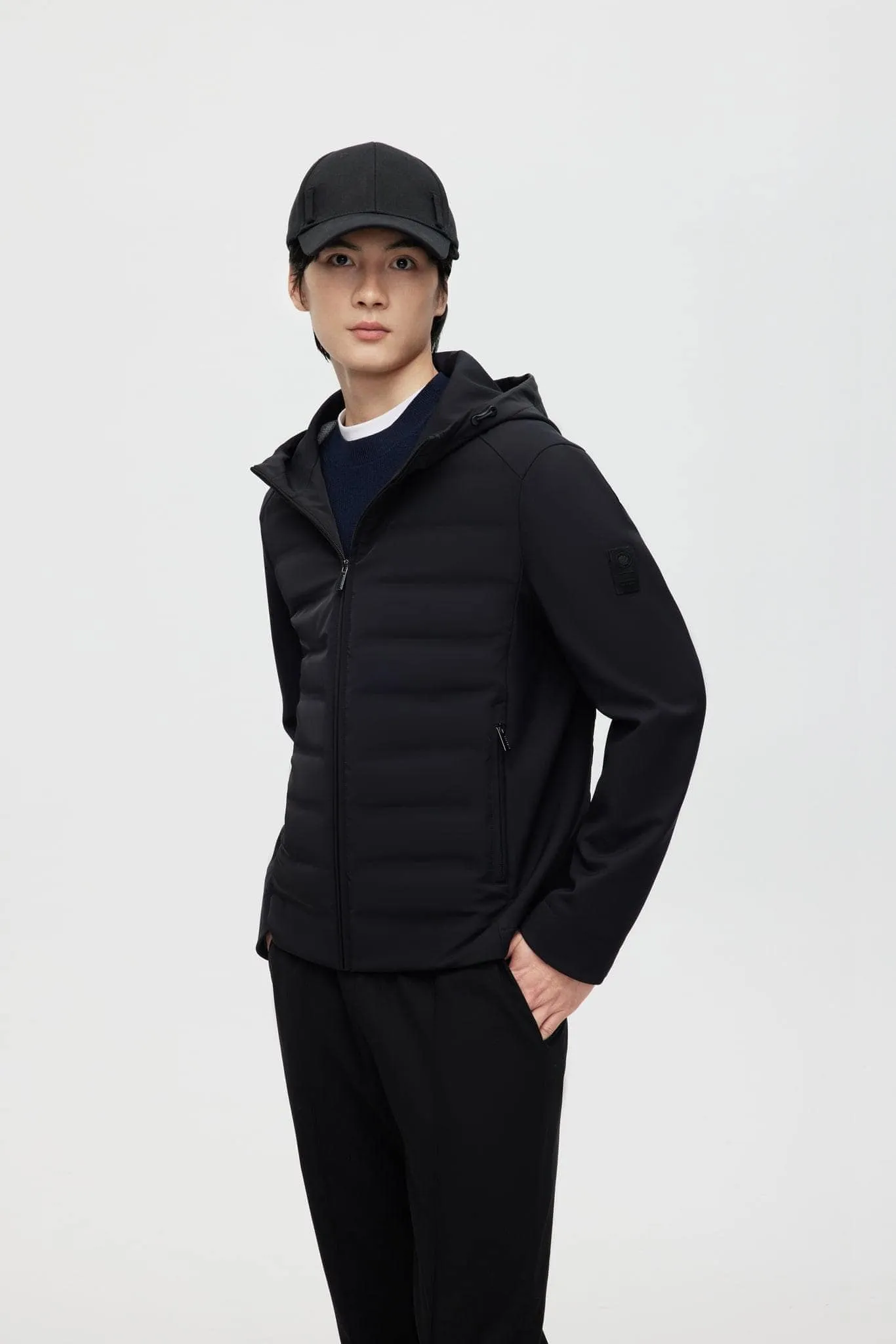 Contrast Goose Down Jacket With Hood sold by Bosideng product image thumbnail 4