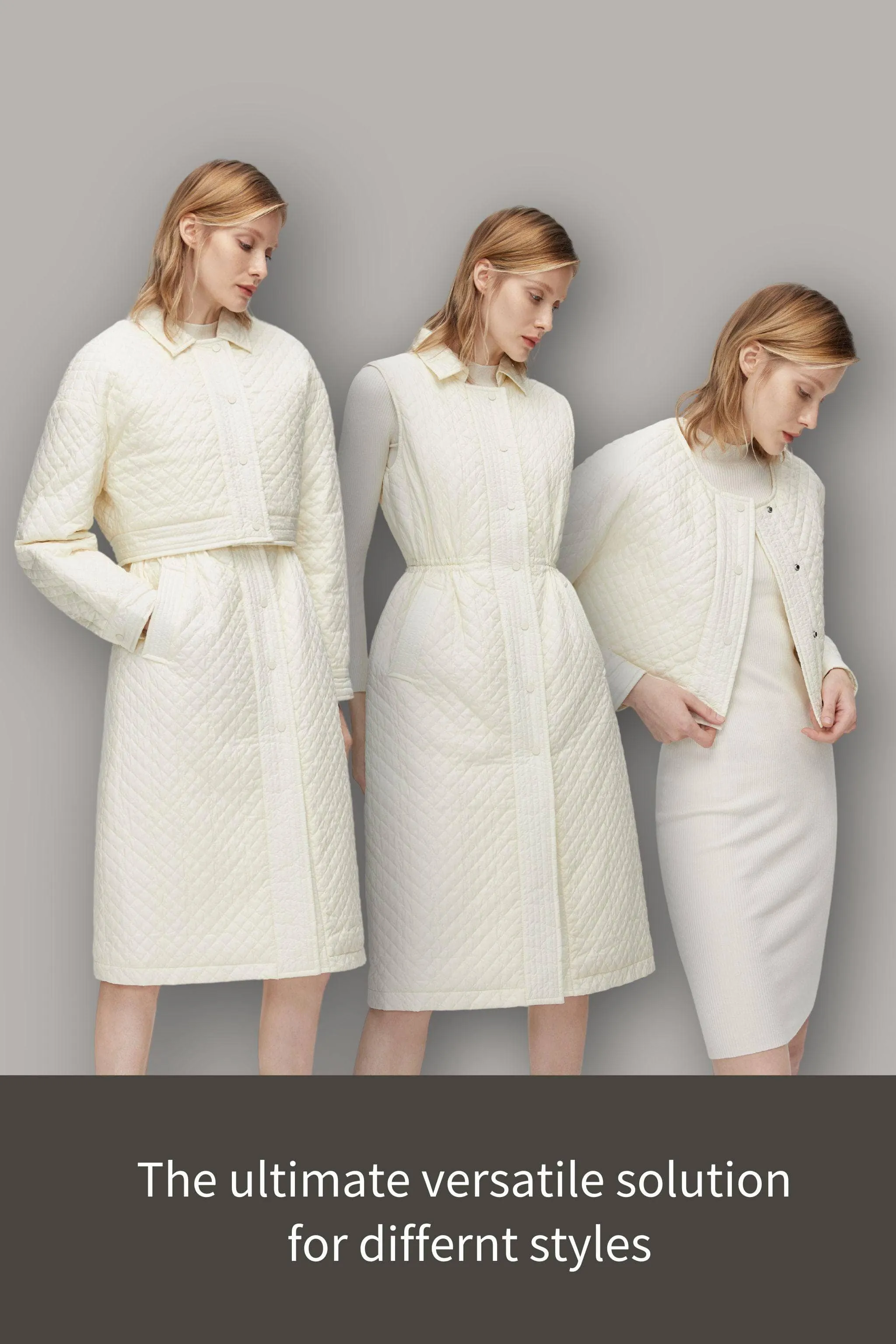 3-in-1 Artist-Designed Quilted Full-Length Trench sold by Bosideng product image thumbnail 3