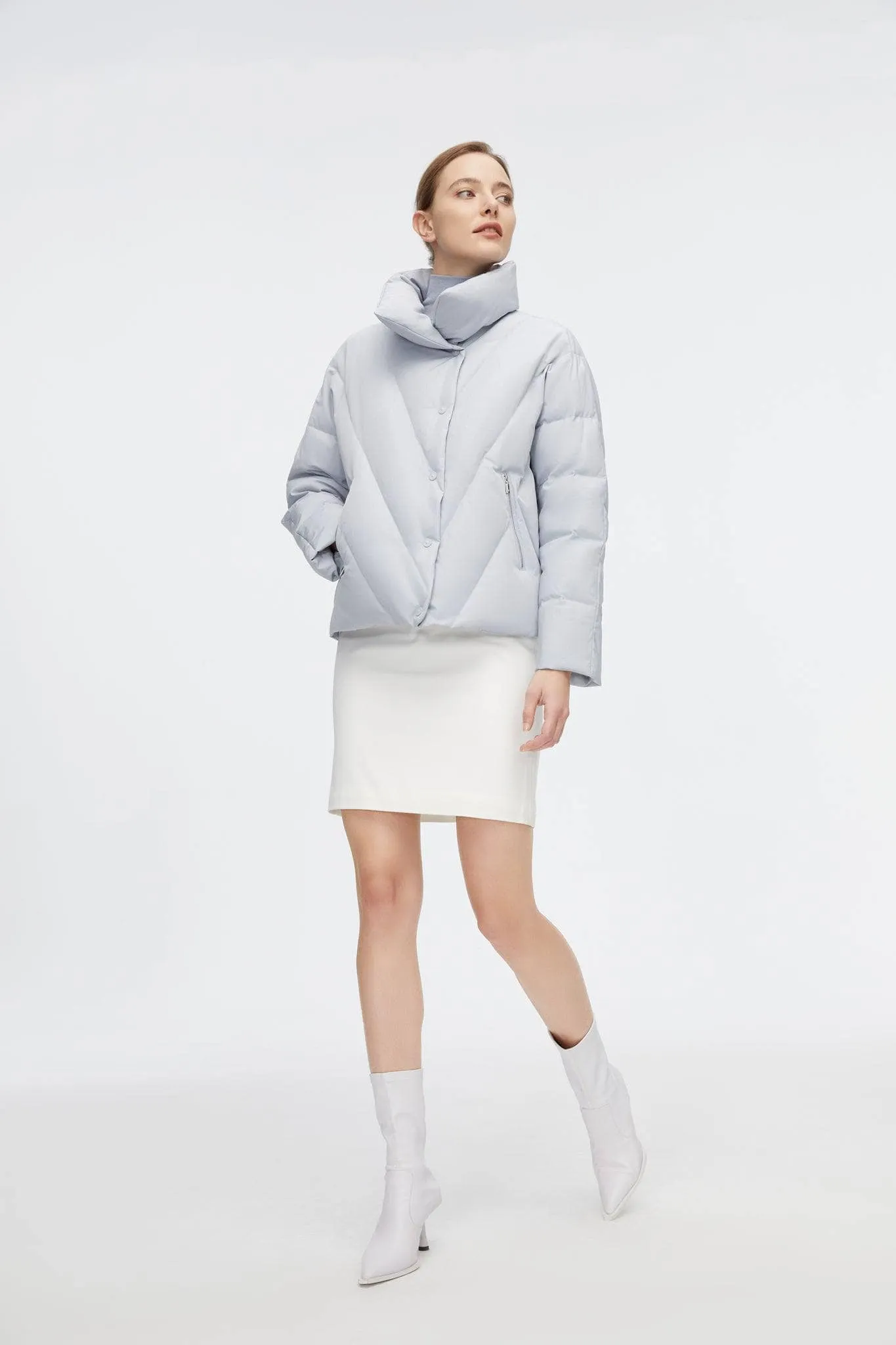 Short Goose Down Jacket With Lapel sold by Bosideng product image thumbnail 5