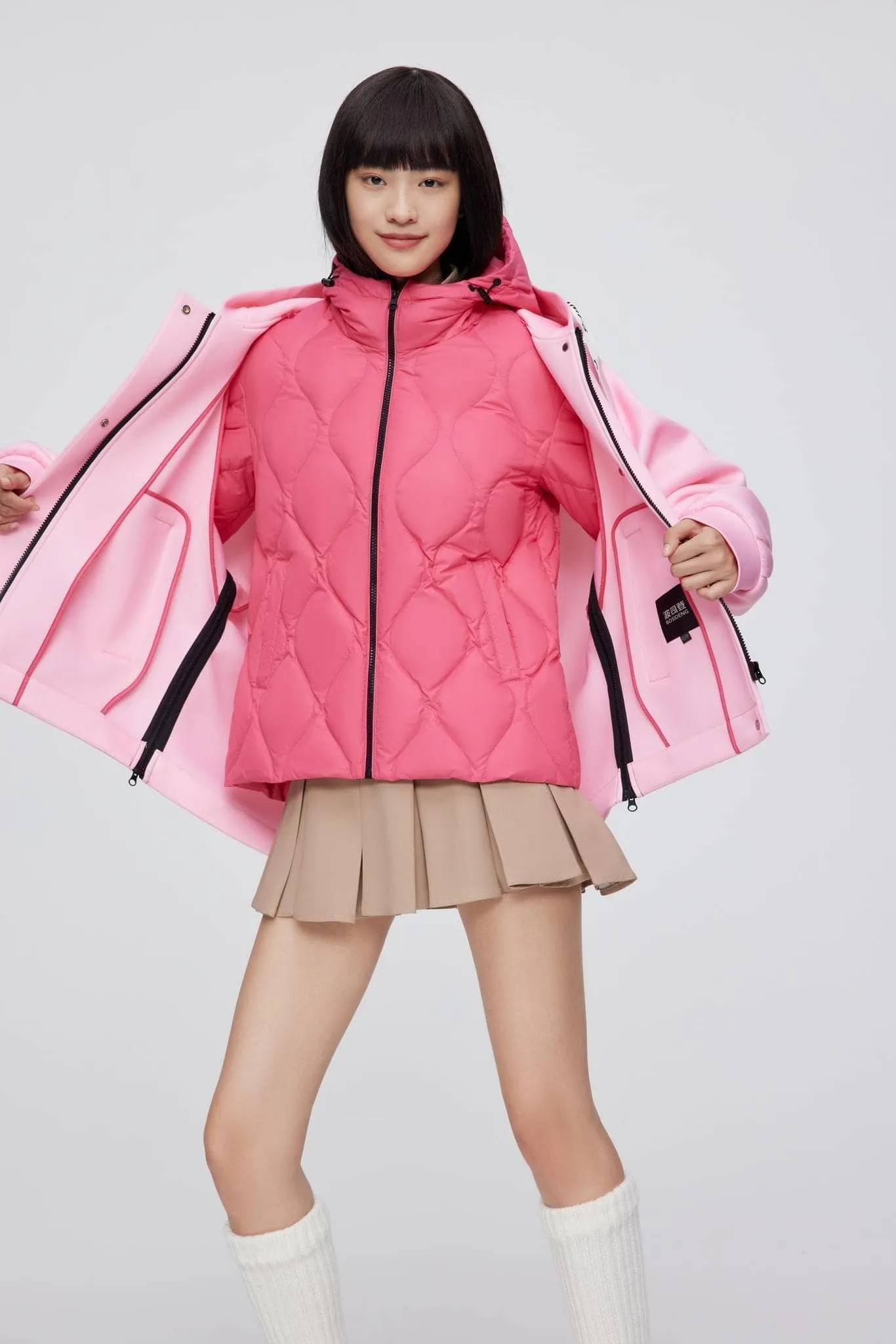 3 in 1 Short Goose Down Jacket sold by Bosideng product image thumbnail 2