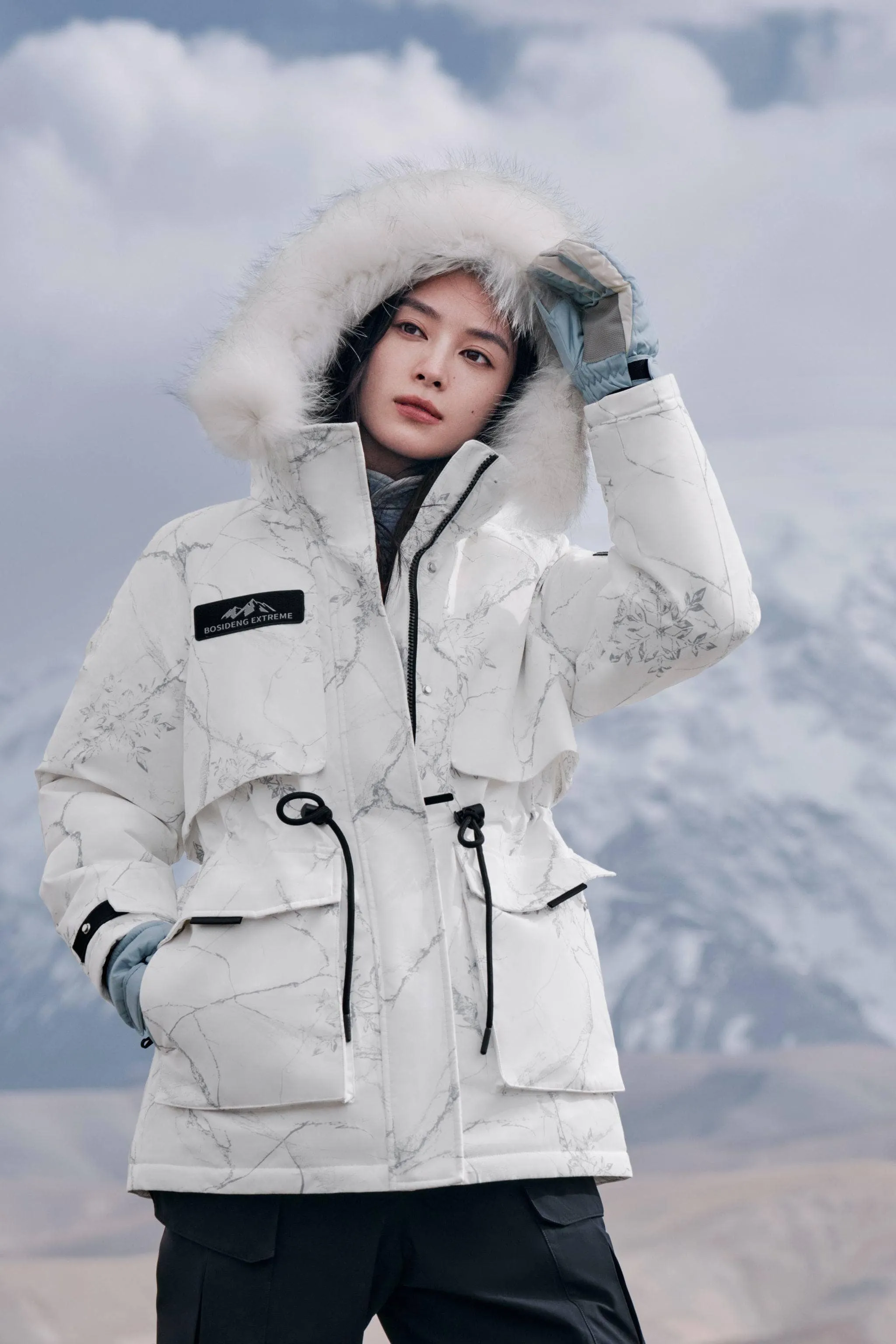 Women's Classic Extreme Goose Down Fur Hood Jacket sold by Bosideng