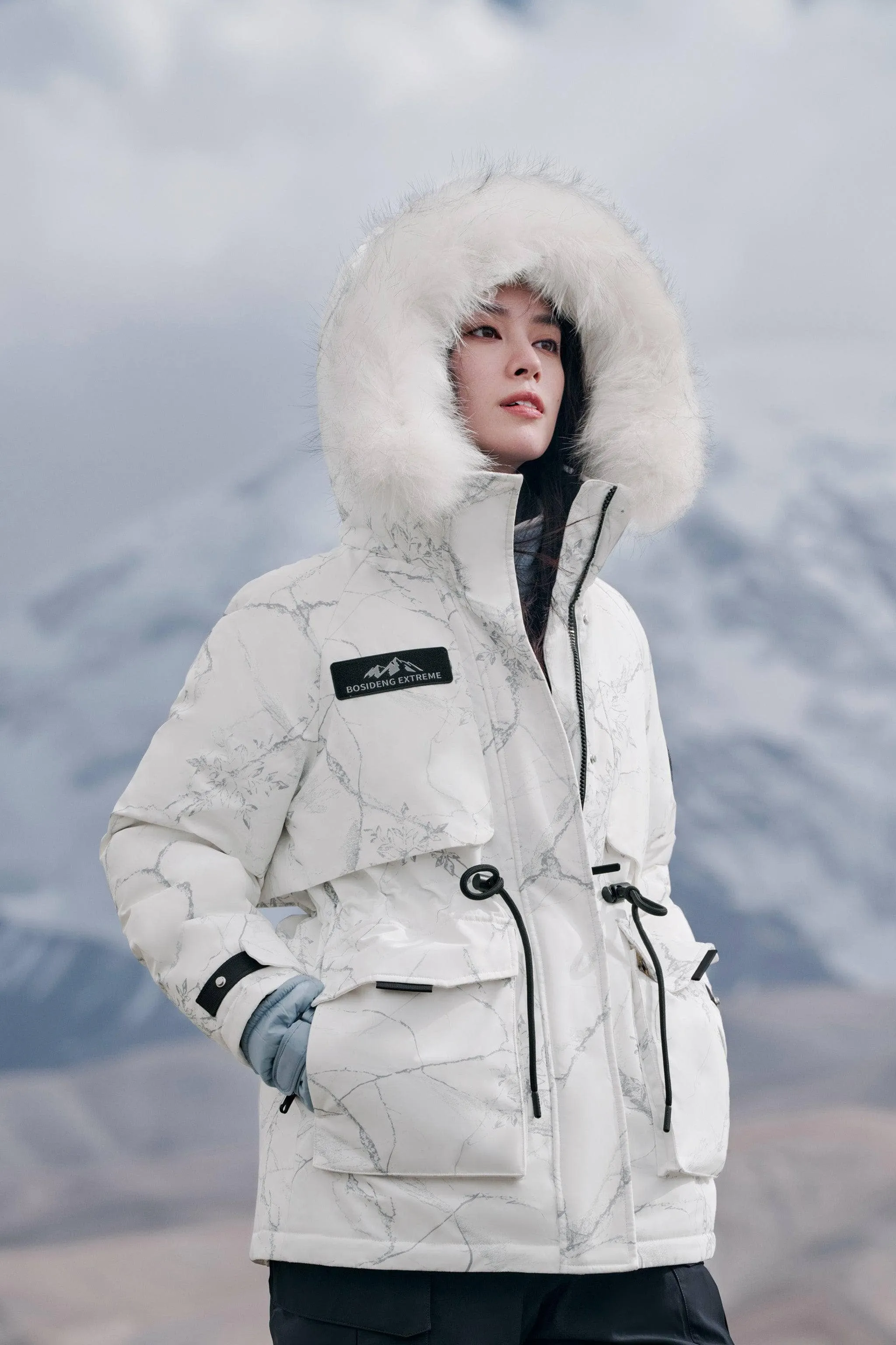 Women's Classic Extreme Goose Down Fur Hood Jacket sold by Bosideng product image thumbnail 3