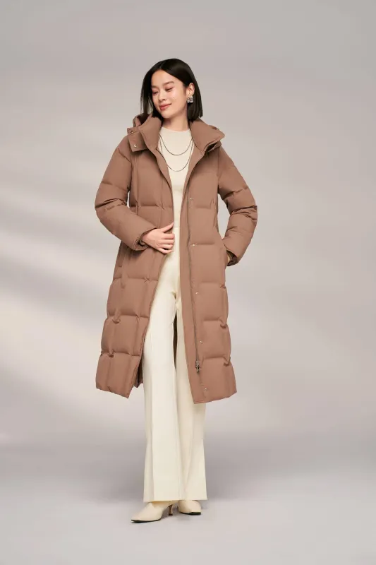 Women's Patterned Long Goose Down Coat sold by Bosideng